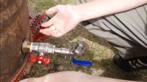 Врезать КРАН В БОЧКУ