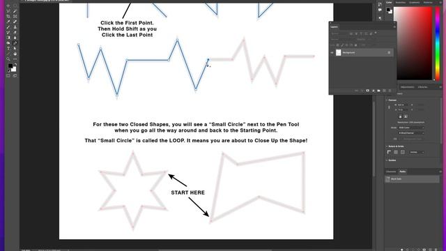PS - Chapter 10 - Drawing STRAIGHT PATHS with the Photoshop Pen Tool