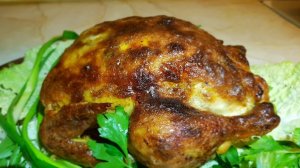 Курица с яблоками, цыганка готовит. Курица запечённая в духовке. Gipsy cuisine.