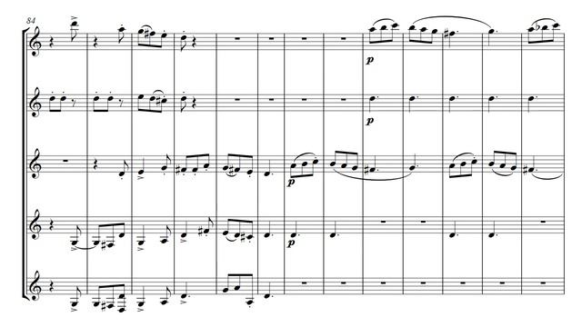 Scarlatti Sonata for Clarinet Quintet смотреть онлайн