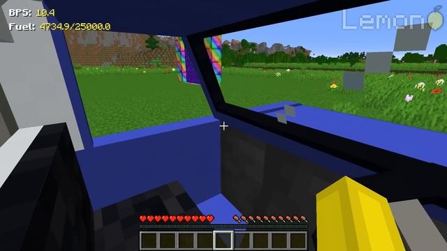 I Used RAINBOW PORTAL For UPGRADE DIRT CAR TO RAINBOW CAR In Minecraft ! NEW SUPER CAR !