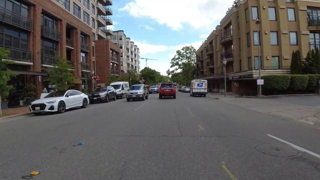 Driving Tour Of Downtown Bellevue, WA, Washington USA 2021