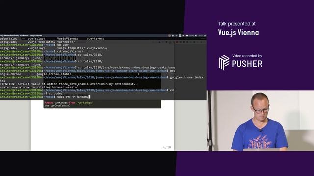 Vue.js Vienna, Vue.js kanban board using vue kanban, June 2018 смотреть онлайн