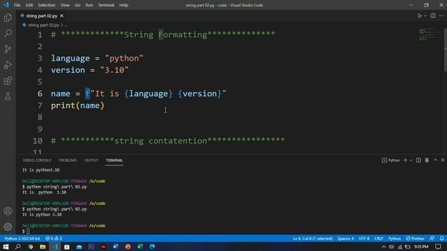Python String Part 02 | In Bangla Tutorial #13 смотреть онлайн
