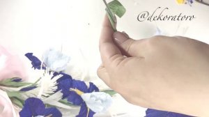 Делаем ирисы из гофрированной бумаги / набор #2 / dekoratoro DIY