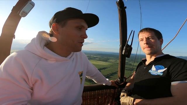 Летаем на воздушном шаре, высота 2500 метров. Воздухоплаватели Хабаровск смотреть онлайн