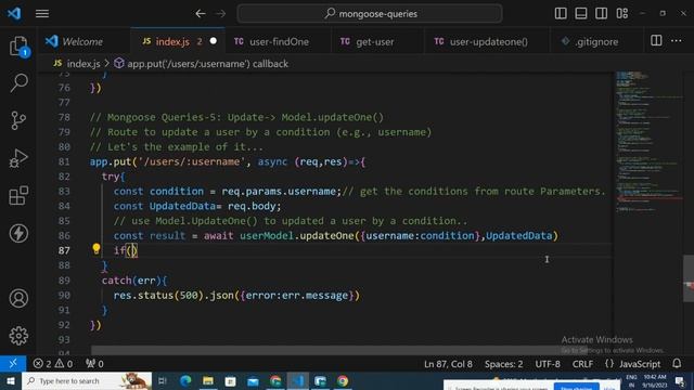 Model.updateOne() in Node.js | Node.js Interview Questions | Basic-to-Advanced смотреть онлайн