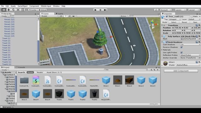 Town Unity 5 Speed Level Design - Low Poly смотреть онлайн