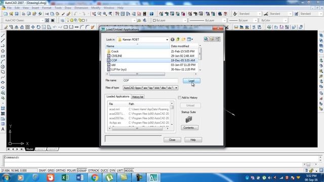 How to Load Application(Lisp) & use of Idd in Auto cad Urdu/Hindi смотреть онлайн