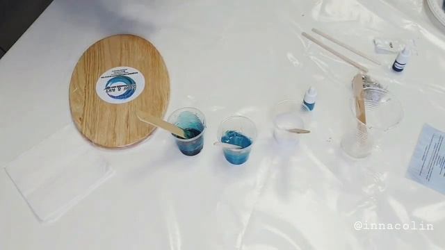 Видео урок море смолой на сервировочной доске RESIN ART EPOXY ART смотреть онлайн