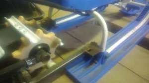 Снегокат с мотором. Самая простая конструкция.