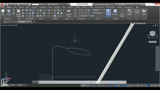 AutoCad 3D Modelling of Elisabeth Bridge Budapest Tutorial - Part 2 смотреть онлайн