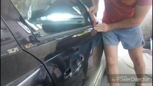 Как снять наружную бархотку (нащельник) на opel astra h