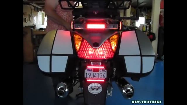 Honda ST 1300 Exhaust Sound And Acceleration