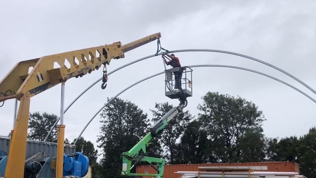 Installing a 40FT Shipping Container Shelter | Expanding The Workshop! | Part 2 смотреть онлайн