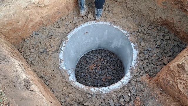Дренажный колодец правильно