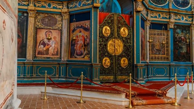 Город. Таймлапс. Timelapse Video Of Vologda City. Russian Architecture