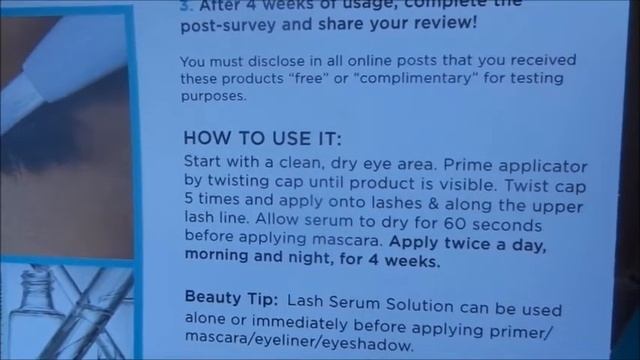 Unboxing: Influenster's Loreal Paris Lash Serum Solution Box (Review) смотреть онлайн