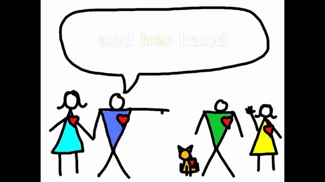 Possessive Adjectives Song - "My Heart and Your Heart" - Rockin' English смотреть онлайн