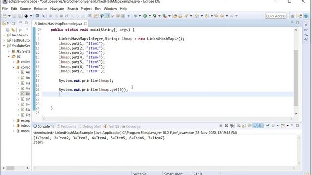 LinkedHashMap in Java (Hindi) | Java collection framework смотреть онлайн