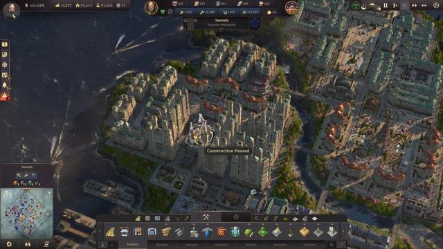 ANNO 1800 - All HIGH LIFE Features & Pedestrian Zone! - Gameplay Review смотреть онлайн