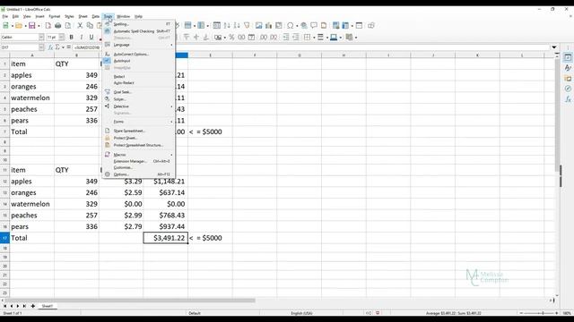 How to use goal seek in LibreOffice Calc смотреть онлайн