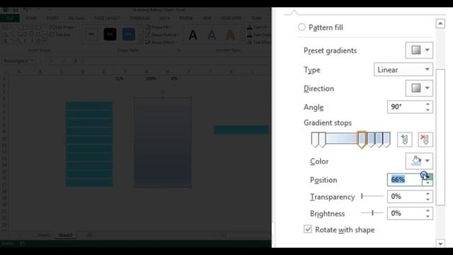 Stunning Battery Chart in Excel смотреть онлайн
