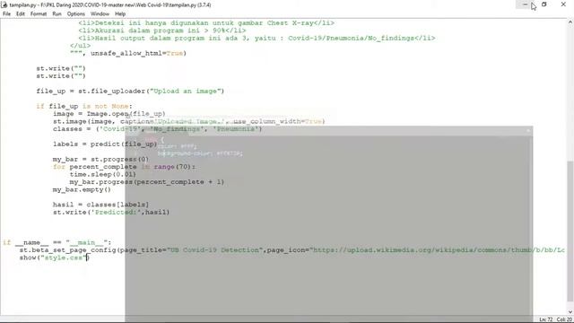 Tutorial Antarmuka Aplikasi Deep learning Pytorch menggunakan Streamlit смотреть онлайн