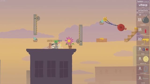 Ultimate Chicken Horse - Обзор игр - Первый взгляд | Конечная Куриная Лошадь смотреть онлайн