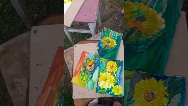 Творческая гостиная " В кругу семьи". Рисуем цветы. смотреть онлайн