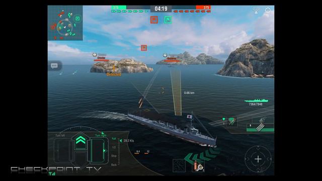 World of Warships Blitz #05 IJN T2 Destroyer Umikaze - 2 Matches In One смотреть онлайн
