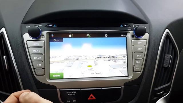 Штатное головное устройство HYUNDAI IX35 Android Ca-Fi смотреть онлайн