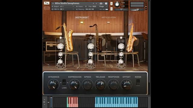 8dio Tenor saxophone demo смотреть онлайн