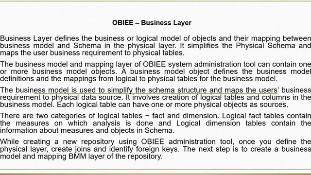 OBIEE 12C: BI Repository (RPD) | OBIEE Tutorials | OBIEE Traning | OBIEE 12C Tutorial Lecture 02 смотреть онлайн