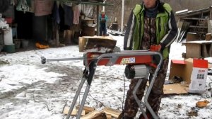 Узнайте, как работает дровокол AL-KO? Стоит ли вкладывать деньги в эту дорогую игрушку?!