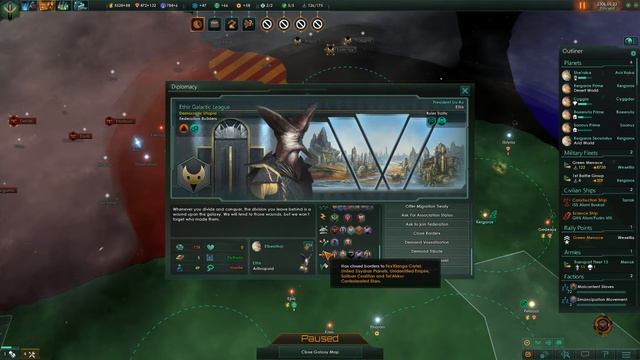 Stellaris Kennedy/Leviathan DLC, Part 33 - Galactic Green Genocide смотреть онлайн