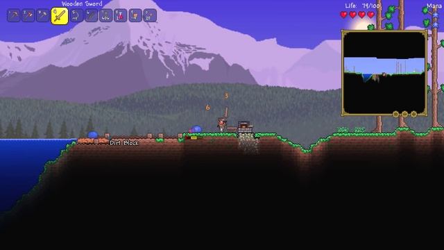 Python Plays Terraria || Bombing The Desert! NPC House Building! || Terraria 1.3 PC Let's Play [#2] смотреть онлайн