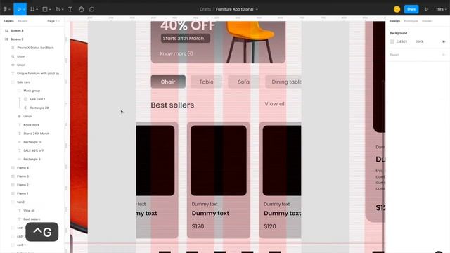 Design a ios mobile app with grid setting in Figma смотреть онлайн