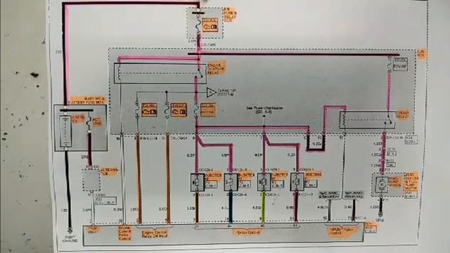 FUEL INJECTOR SCHEMATIC DIAGRAM - HYUNDIA ELANTRA 2012 (1.6 ENGINE) смотреть онлайн
