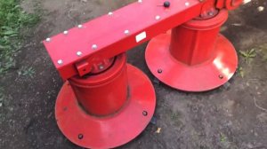 Роторная косилка Lisicki на Т-16,  пробный запуск ?