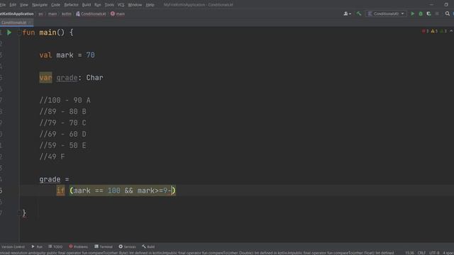 Kotlin For Beginners Tutorial (Conditionals If-else-when, Range Operator) смотреть онлайн