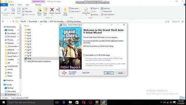 Installation of GTA 5 by 6th Stage Gaming in 800 mb parts смотреть онлайн