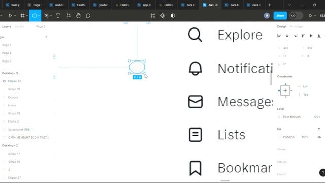 cara membuat desain icon twitter di figma part 1 смотреть онлайн