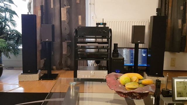 Aiyima D03 And Polk T50 Speakers. 24bits - 192khz Opt / Neutral Settings.