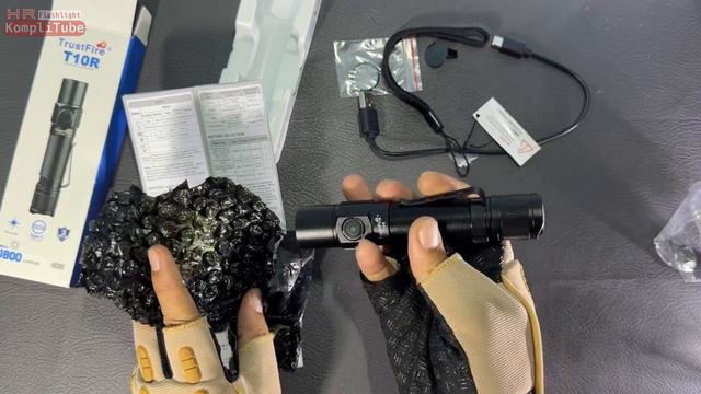 Senter kecil super terang EDC tactical dual switch Trustfire T10R смотреть онлайн