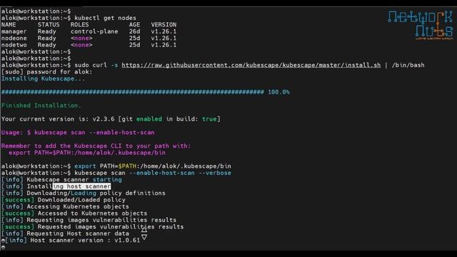 Scan Kubernetes Cluster with Kubescape | Kubernetes Cluster Security | Securing Kubernetes смотреть онлайн