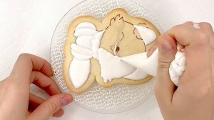 Урок пряник лисёнок заливка айсингом и роспись красителями