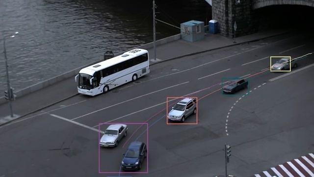 Vehicles' detection and counting смотреть онлайн