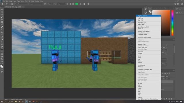 How to make Minecraft Thumbnails *EASY* (Photoshop) смотреть онлайн