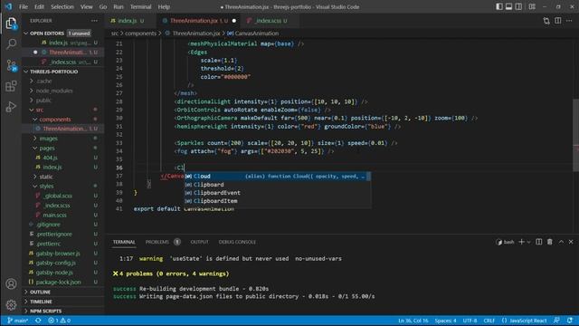 Build a 3D Interactive Portfolio Website with Three.js and Gatsby #threejs #portfolio смотреть онлайн